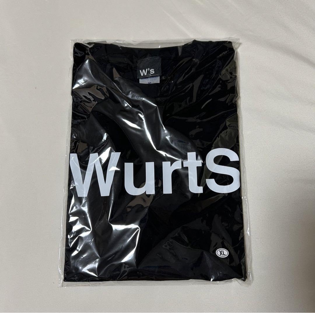 Amazon.co.jp: WurtS LOGO tシャツ 黒 XL VRTTOHEF : ファッション