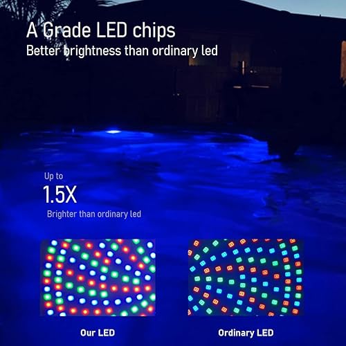Miniatura 3 de Bombilla LED de piscina para piscina enterrada 120 V 40 W PRO cambio de color luces de piscina para Pentair Hayward Piscina bombilla reemplazo