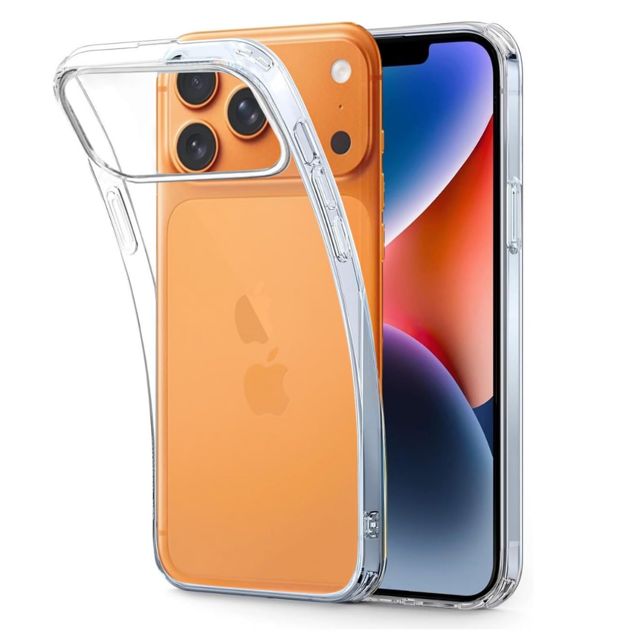 Prolet Case Cover Compatible with iPhone 17 Pro-max Case Clear Transparent Shockproof Protective Phone Soft Silicone Sli