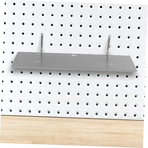 Miniatura 4 de Estante de juego de 2 piezas para tablero de clavos, accesorios de tablero de clavijas, estante de tablero de clavijas, estantes de pared de garaje,