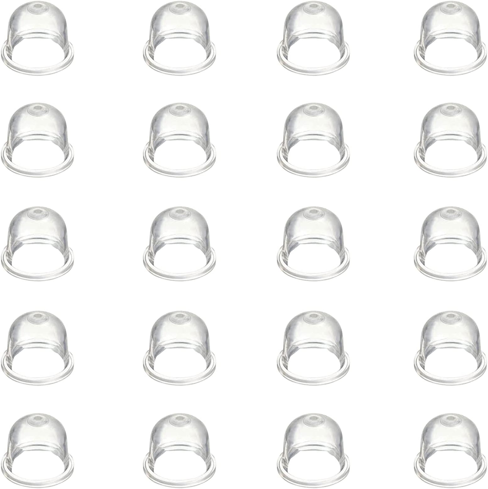 Pack of 20 Primer Bulb Compatible for Chainsaw Trimmers Brushcutter Blower Homelite Echo Stihl Ryobi Poulan McCulloch Zama C1Q C1U C1M Series Carburetor 0057003 0057004 0058001