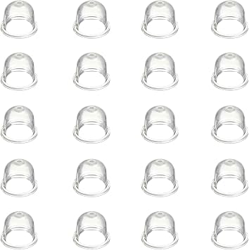 Pack of 20 Primer Bulb Compatible for Chainsaw Trimmers Brushcutter Blower Homelite Echo Stihl Ryobi Poulan McCulloch Zama C1Q C1U C1M Series Carburetor 0057003 0057004 0058001
