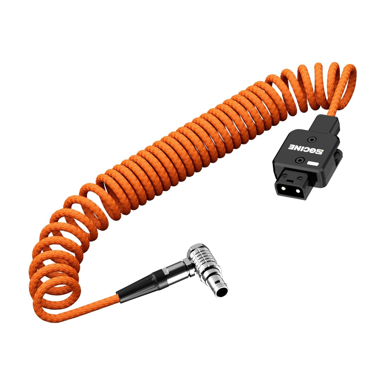 ZGCINE DT-LM D-Tap to LM 2Pin Male Coild Power Cable for Select RED ARRI and SONY Camera- 60CM/1.96FT