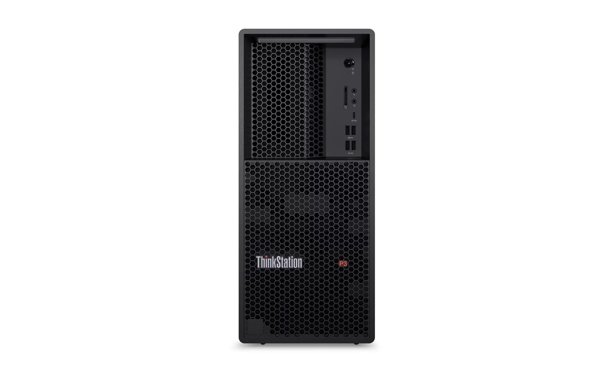 Lenovo ThinkStation P3 Tower Gen 2 Workstation with Intel Core Ultra 7 265 vPro Processor, NVIDIA RTX A1000 Graphics, 32GB DDR5 Memory,1TB Storage, Wi-Fi 7, and Windows 11 Pro