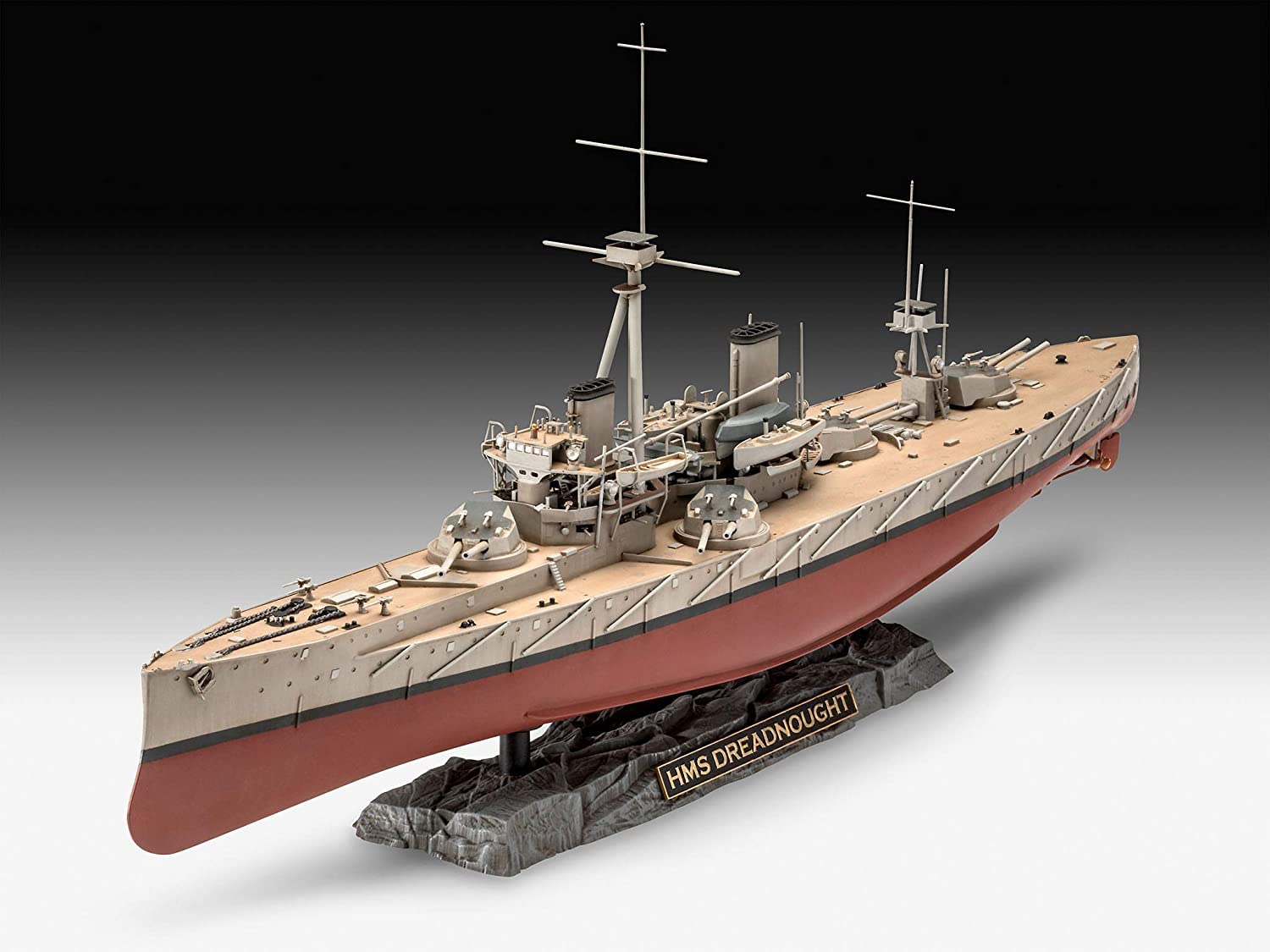 Amazon | ドイツレベル 1/350 イギリス海軍 HMS ドレッドノート