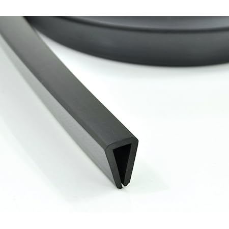 Eutras Kantenschutz 1947 Fassungsprofil Fp3009 Kantenschutz Dichtungsgummi Spaltmass 7 0 Mm Schwarz 3 M Amazon De Baumarkt