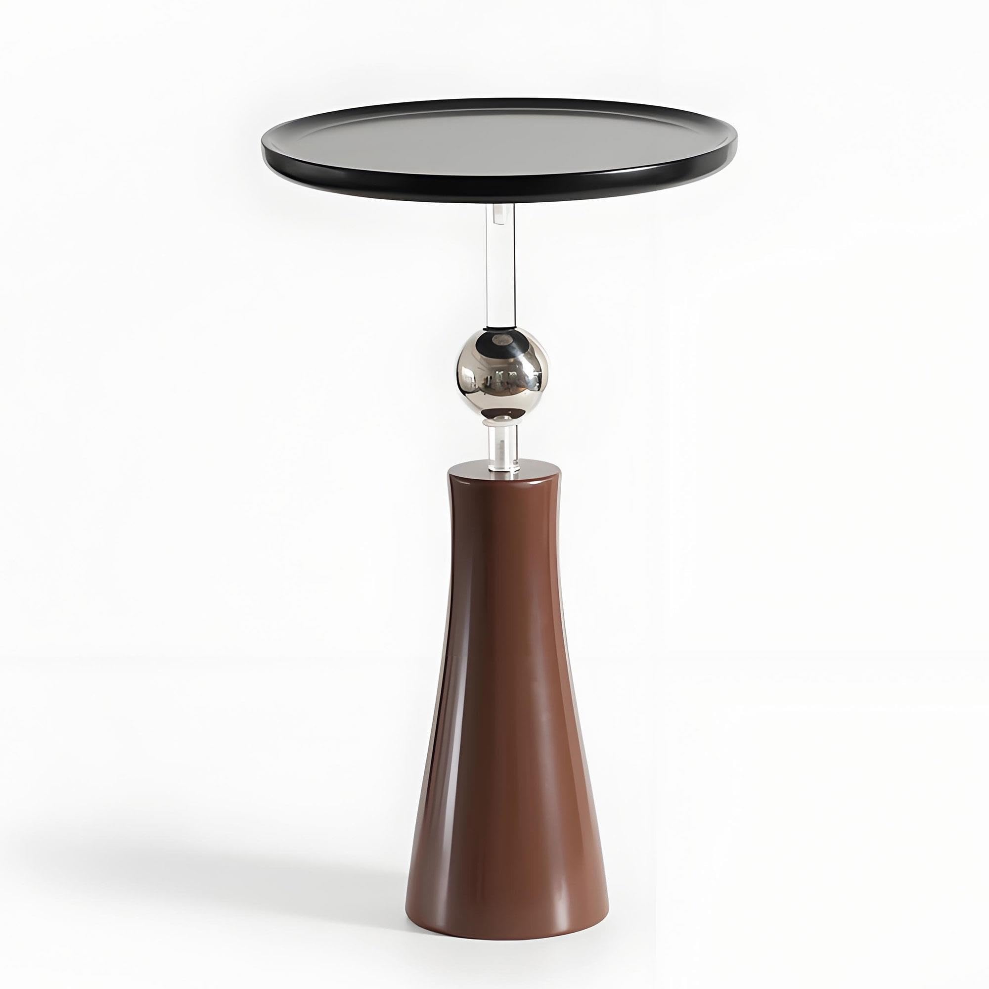 Mesa Auxiliar Redonda,Mesita De Noche Estilo Moderno