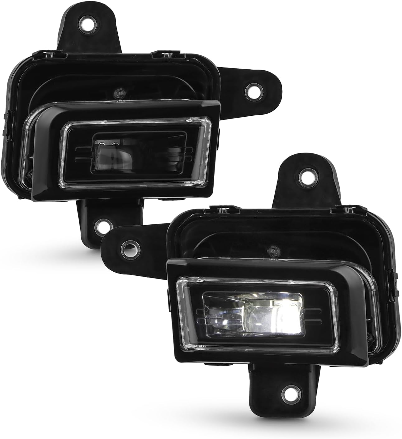 AKKON - Fit 2023 2024 2025 GMC Sierra 1500 23-25 OE Style Full LED Fog Light Front Bumprt Driving w/Universal Switch Clear Lens Direct Replacement