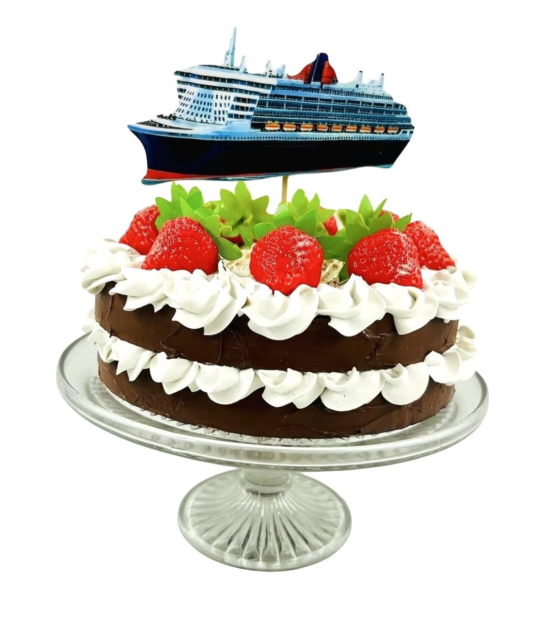 Cruise Ship Cake Topper - Cake Decoration - TS52CT