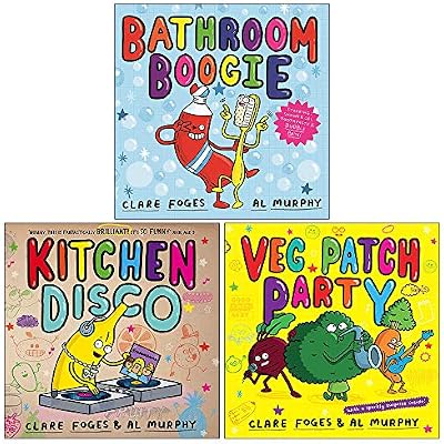 Clare Foges Kitchen Disco Collection 3 Books Set