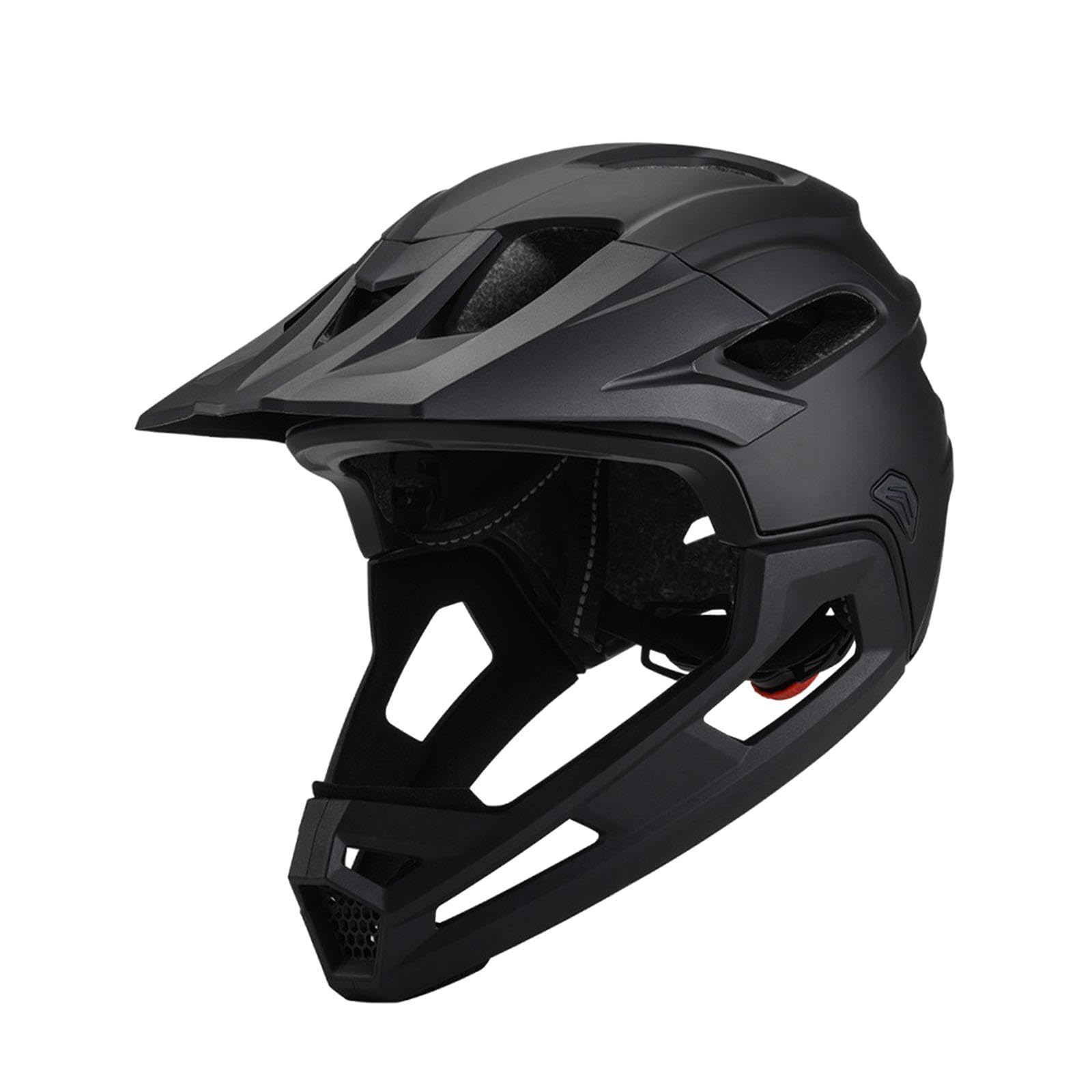MERISHOPP®Full Face Bike Helmet Ventilation Comfortable Downhill PC EPS Bicycle Helmet Black|Sporting Goods | Helmets & Protective Gear |1 Bike Helmet-image-30