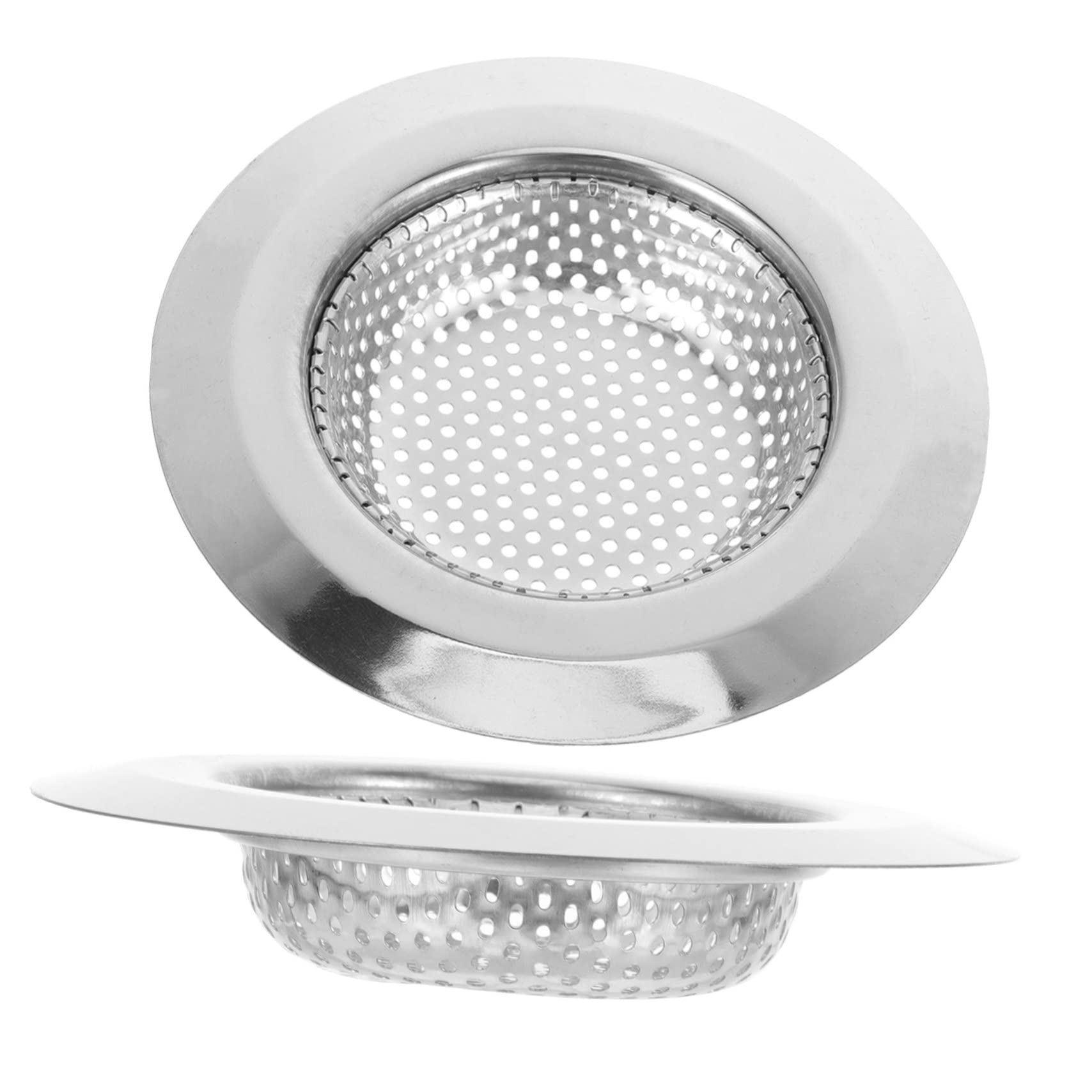 Uonlytech 8piezas Colador Drenaje Inoxidable para Fregadero De Cocina De Filtro De Pelo y Residuos para Baño y Ducha