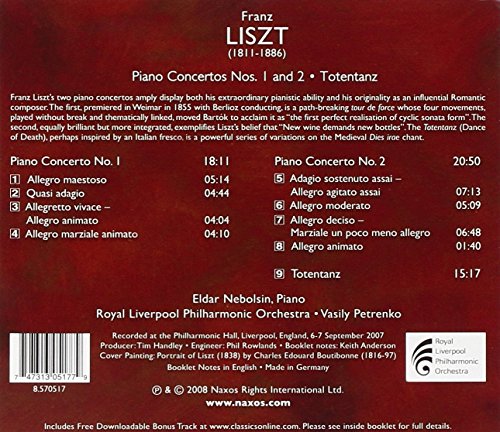 Concerto per Pianoforte N.1, N.2, T