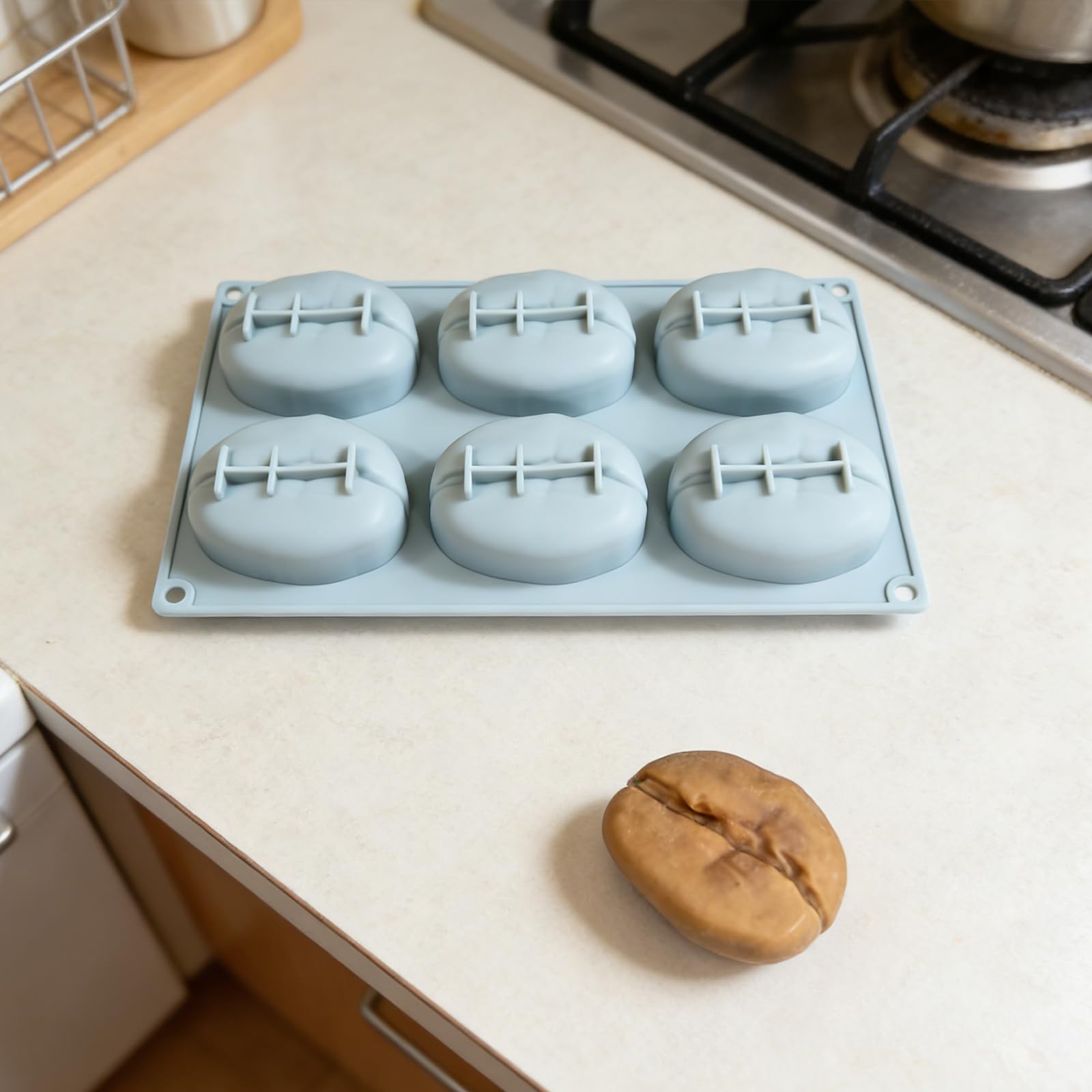 Schokoladeneis-Form in Nussform, 6 Mulden, Backutensilien, Schokoladen-Dessertform für Schokoladenherstellung