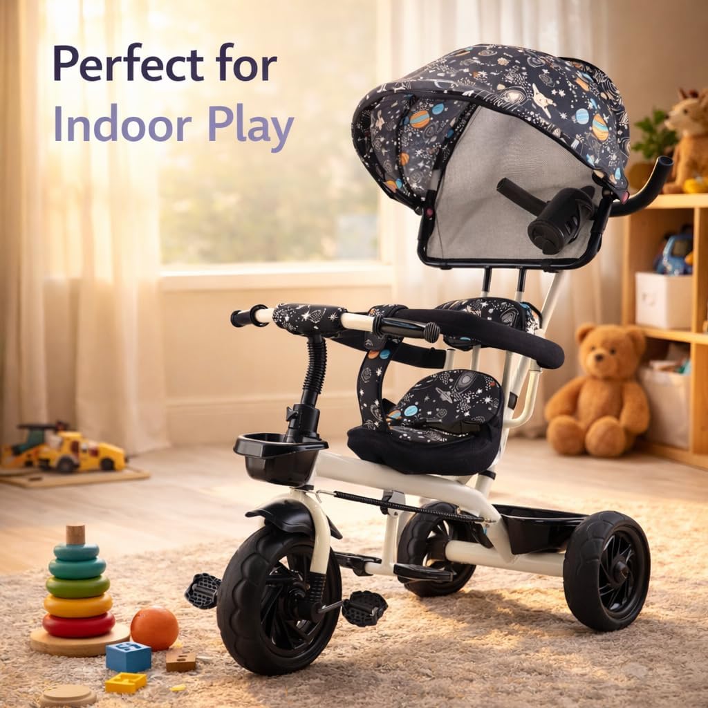 Toys Safety Guardrail Comfort Seat for Kids | Boys & Girls Age 2–5 Years | Safe & Comfortable Chair for Toddlers|White