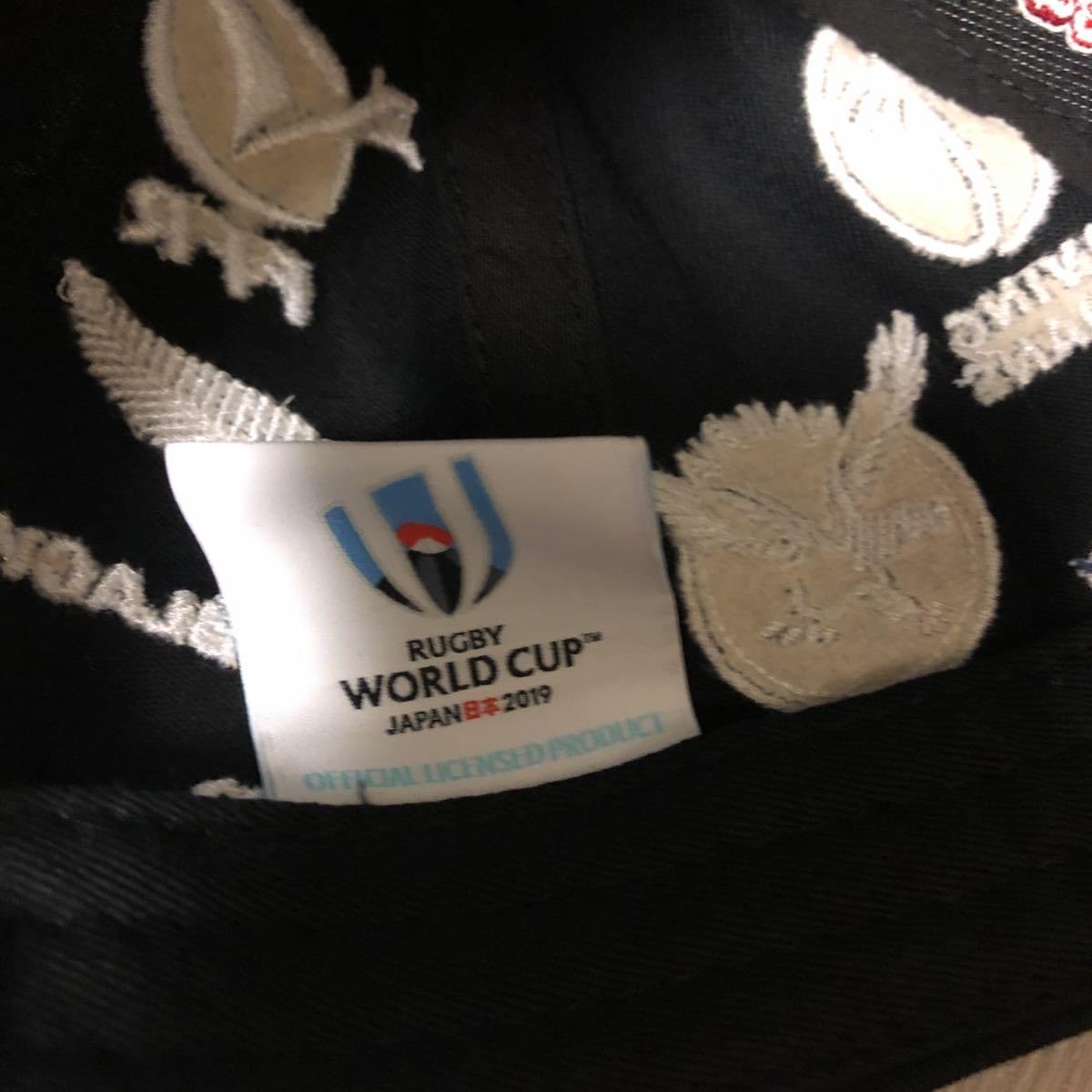 ラグビー　新品未使用　WORLD CUP Japan2019　キャップ　帽子　黒 ラグビーワールドカップ2019™ 20 UNIONS COLLECTION キャップ BLK - No