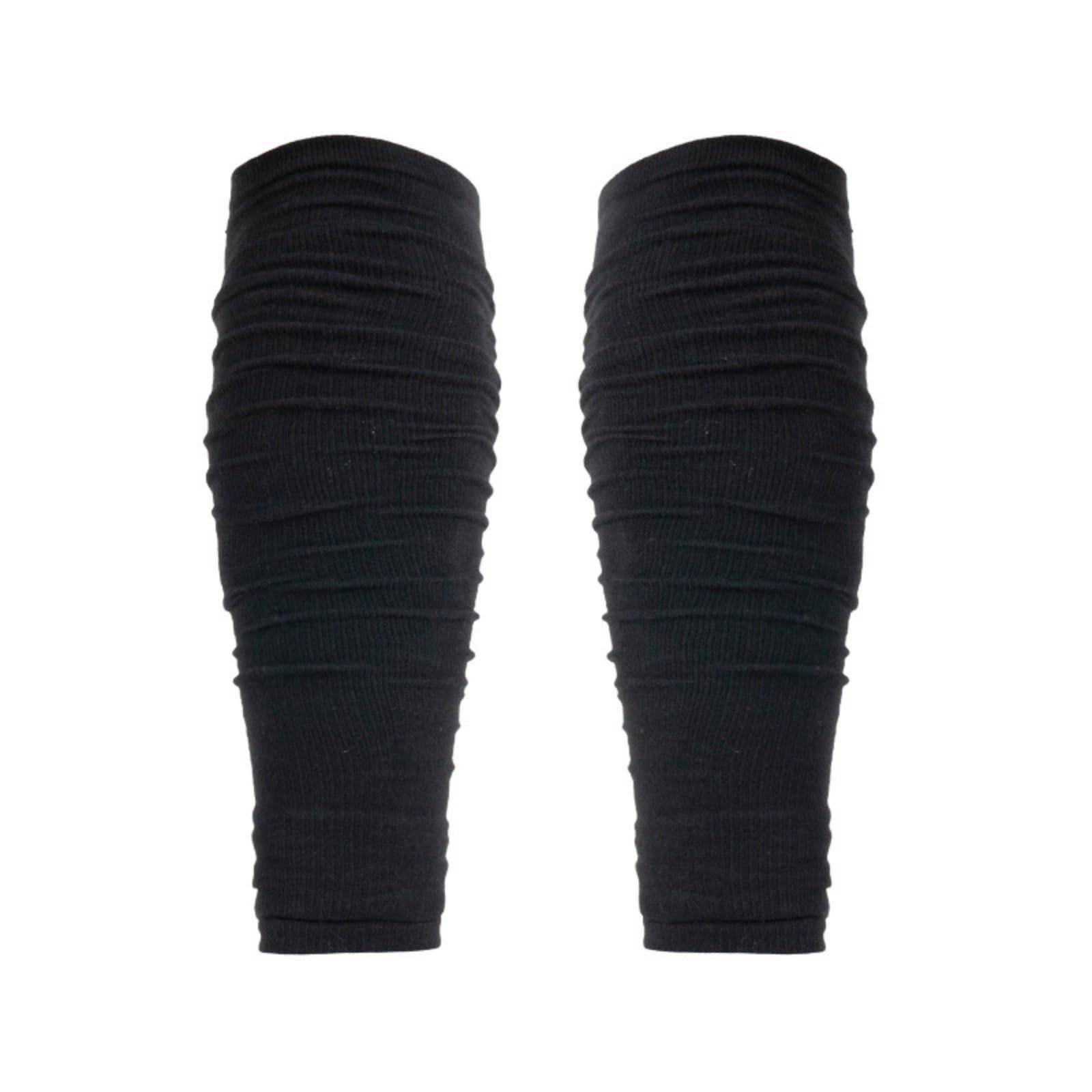 SNAPPSY Extended Long Stacked Leg Sleeves Moisture-Wicking Extended Long Sport Calf Sleeve Scrunch Tackle Sock Sleeve High Elasticity, Black, Kids-picture-47