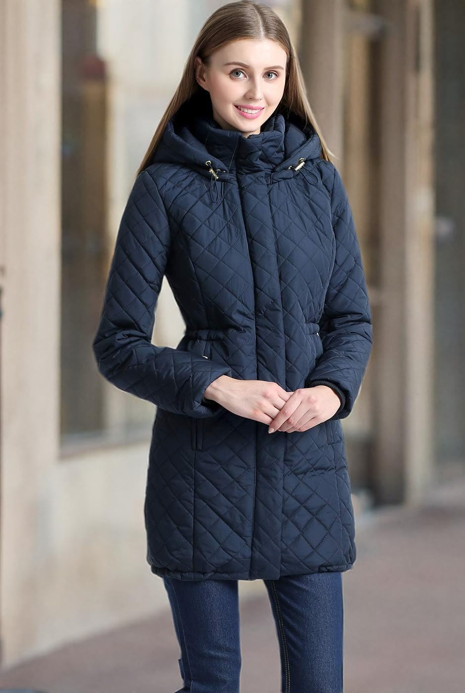 BGSD Women Angela Waterproof Quilted Parka Coat Novelty Winter Jacket - Regular & Plus Size