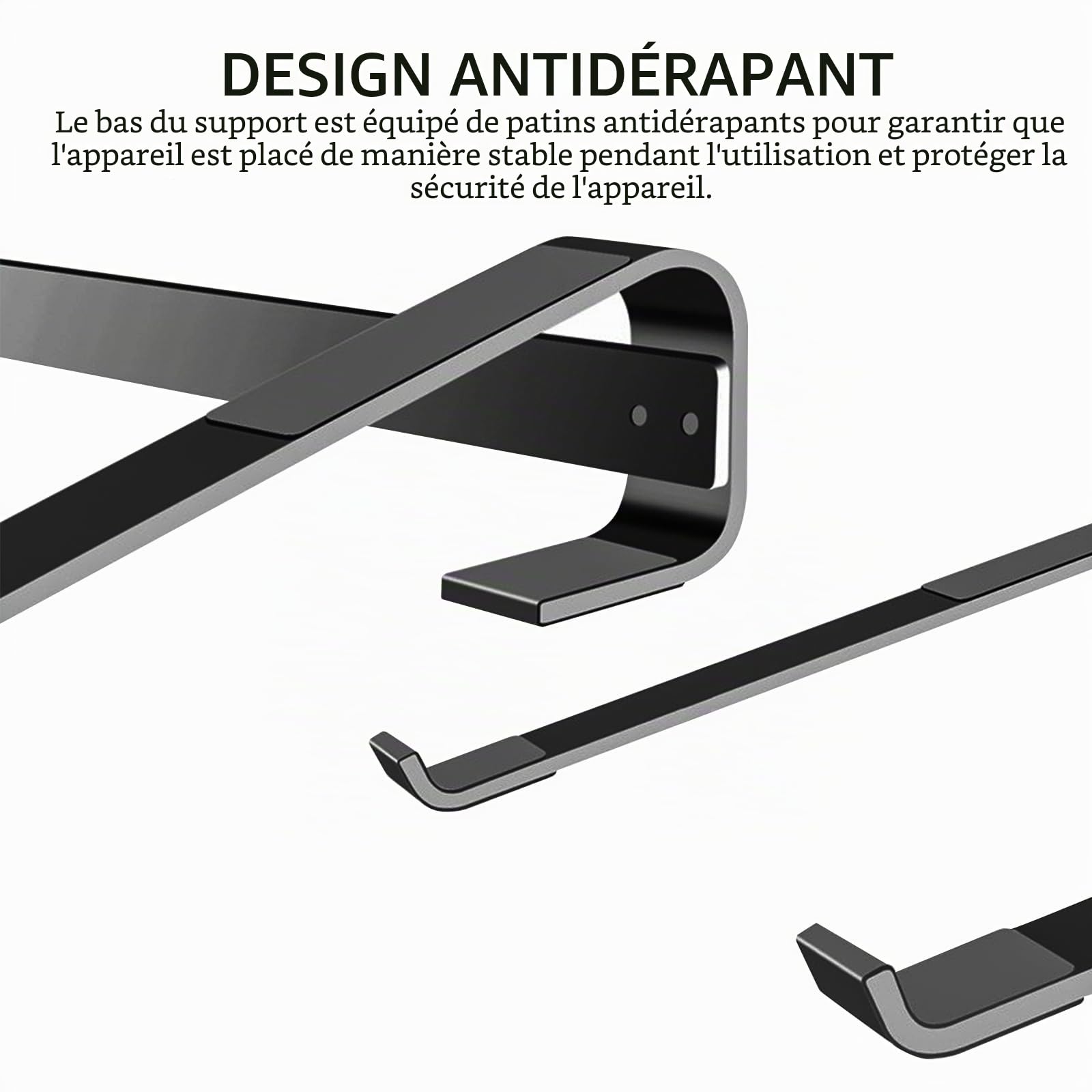Musiin Support de refroidissement portable en aluminium pour contrôleur de tambour, compatible avec NI Maschine Plus MK3/Ableton Push 3 (noir)