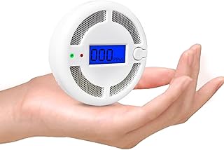 Mini Carbon Monoxide Detector,CO Monitor Alarm Detector complies with UL 2034,Portable Battery Powered CO Sensor Detector with LCD Digital Display for Home,Travel(Batteries NOT Included)