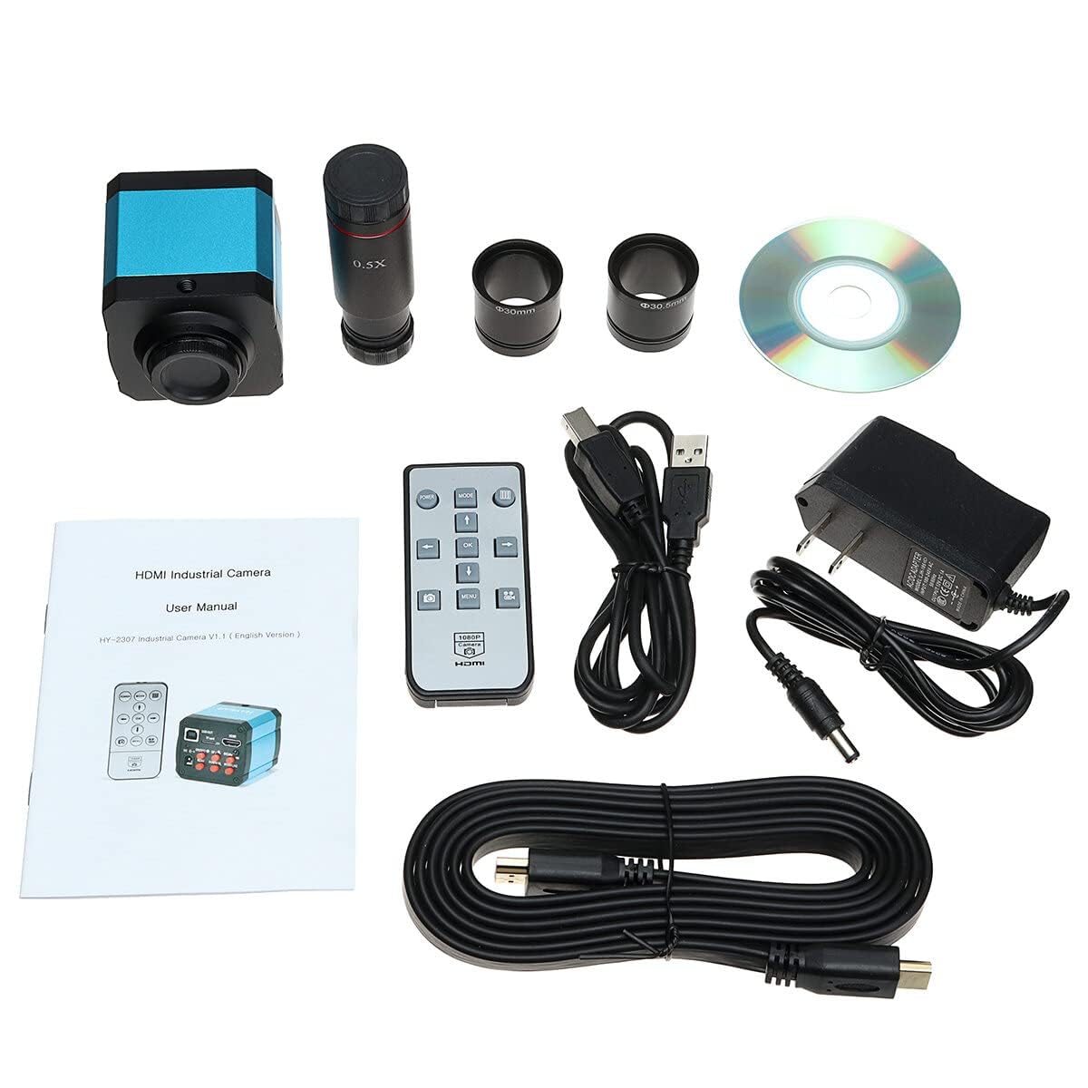 macchina fotografica 1080P@60FPS USB HDMI C-Mount del microscopio 16MP per ispezione scientifica industriale