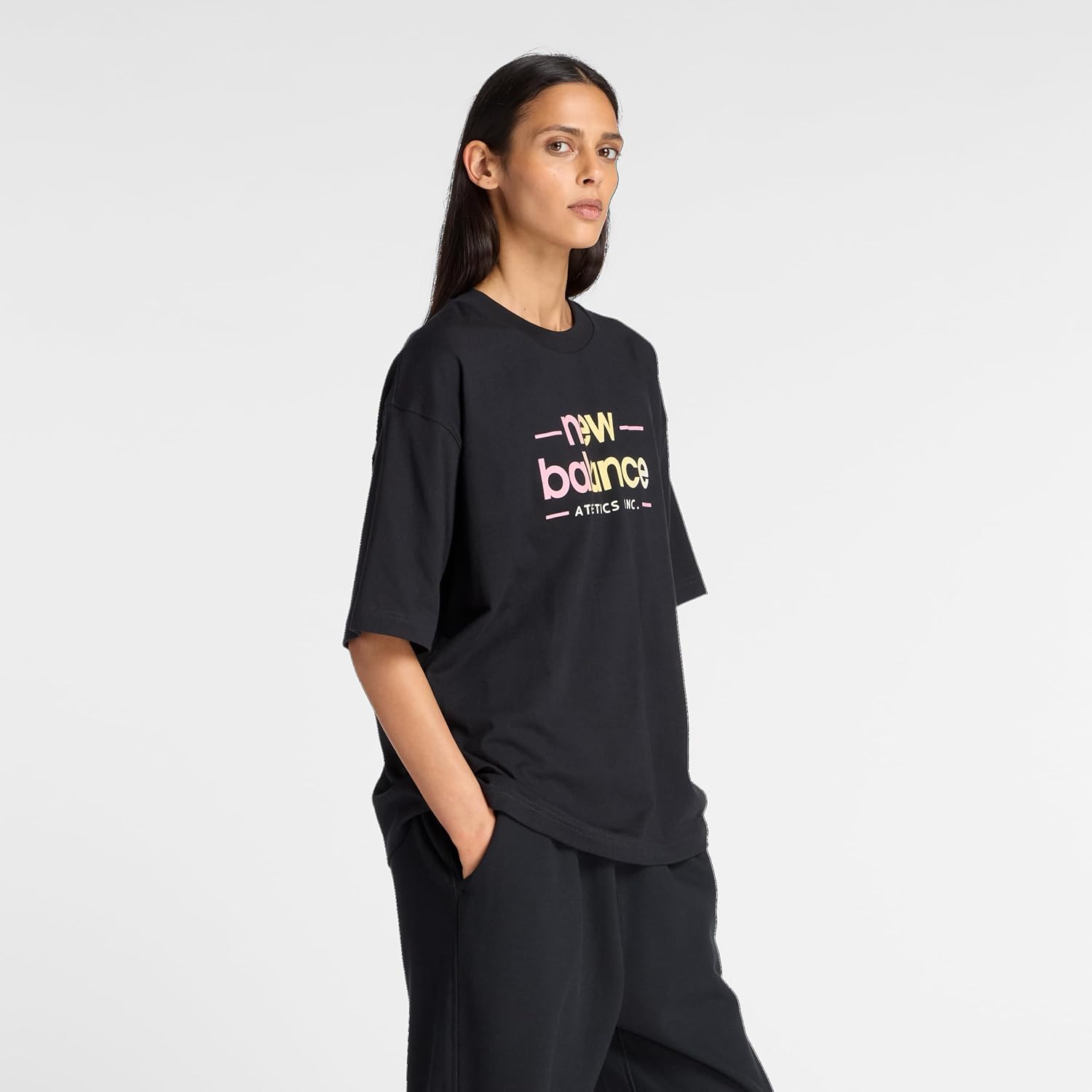 New Balance Womens Reimagined Oversized T-Shirt - Image 2