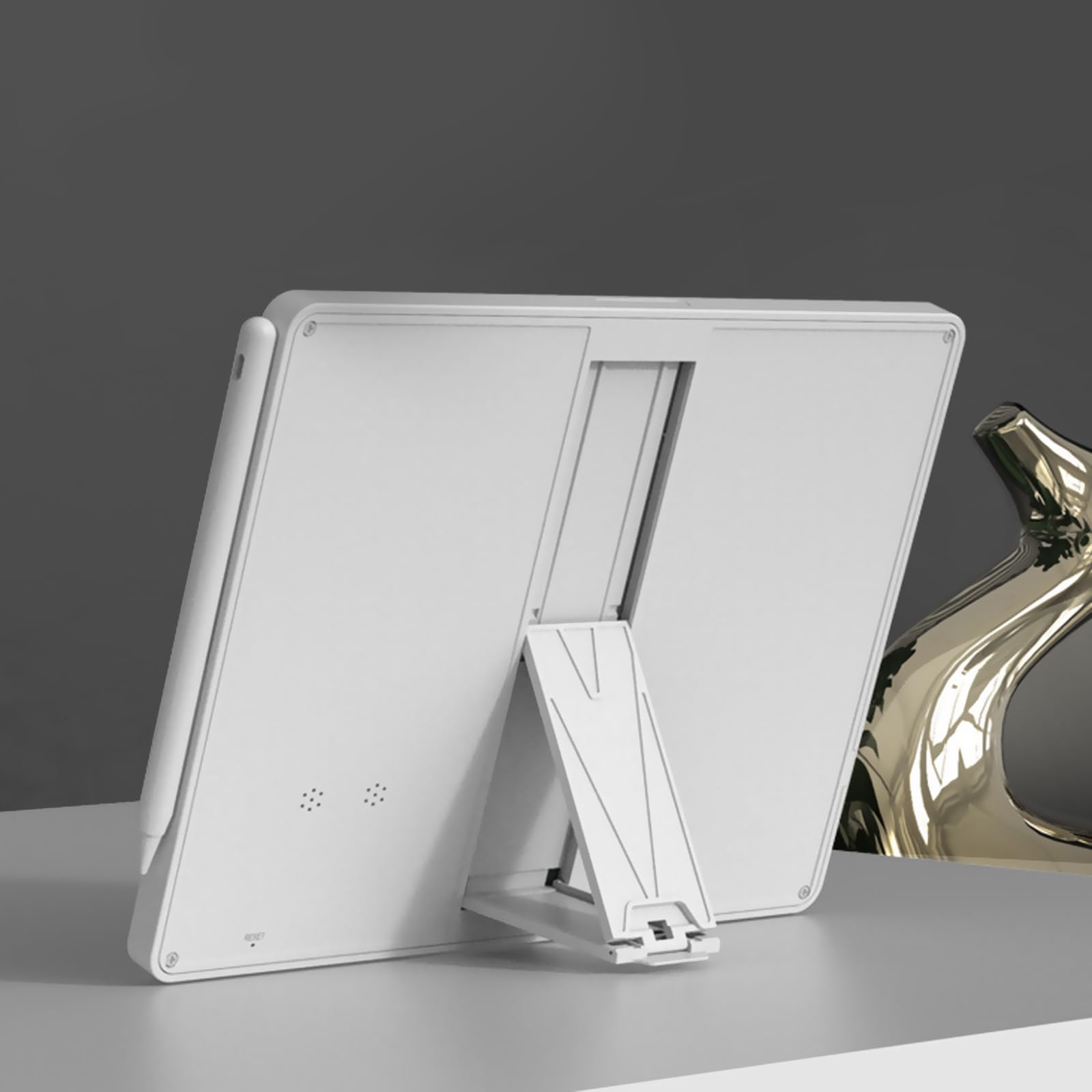 Maizoon Calendario Electrónico con LCD Gran Tableta de Escritura Modelo de Carga Reloj Digital Visualización de Fecha Wordpad Multifuncional Ideal para Estudiante Hogar Oficina Trabajo