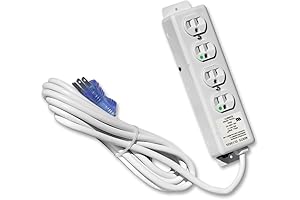 15ft Hospital-Grade Power Strip