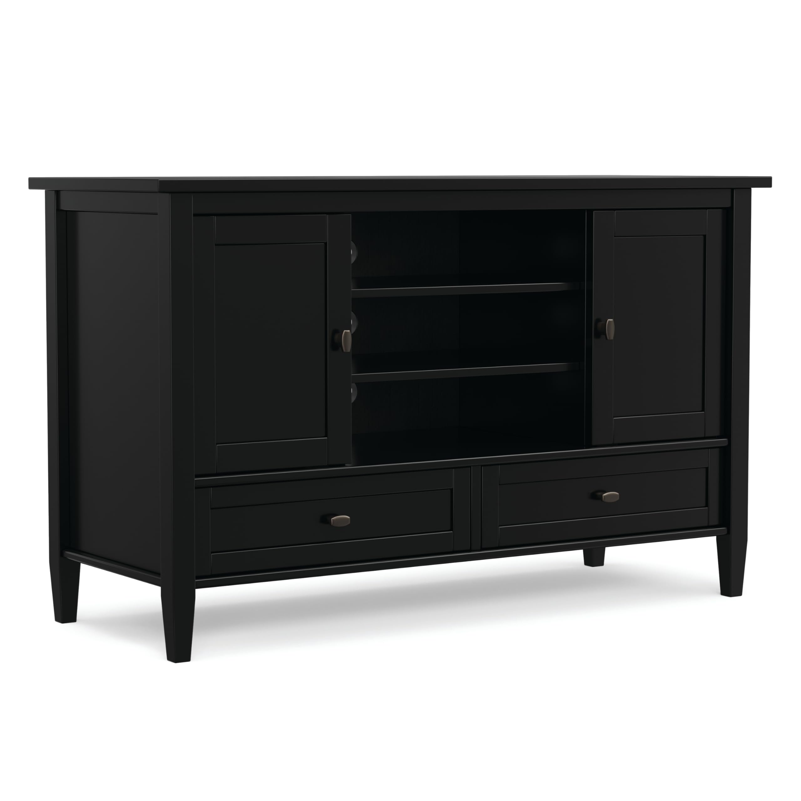 SIMPLIHOME Warm Shaker TV Stand