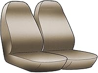 Vista 2 de Coverking Funda de asiento delantero 50/50 con respaldo alto para modelos seleccionados Pontiac Solstice - Neosupreme Solid (negro)