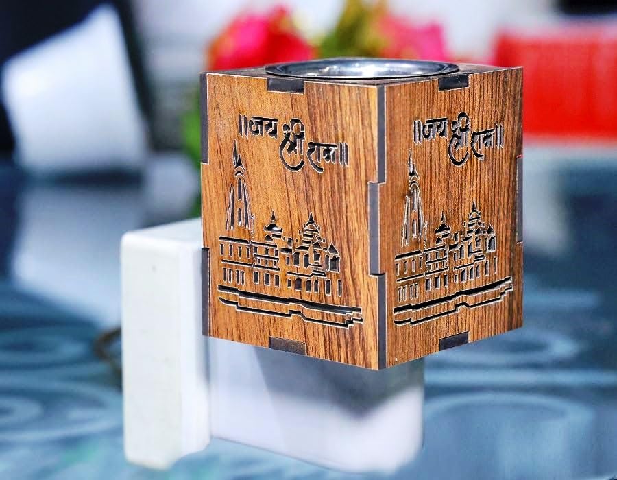 Wood Kapoor Camphor Kapoor Dani Diffuser Electric Burner Machine Electrical Stand for Home Fragrance – Ram Mandir HSN:8516…
