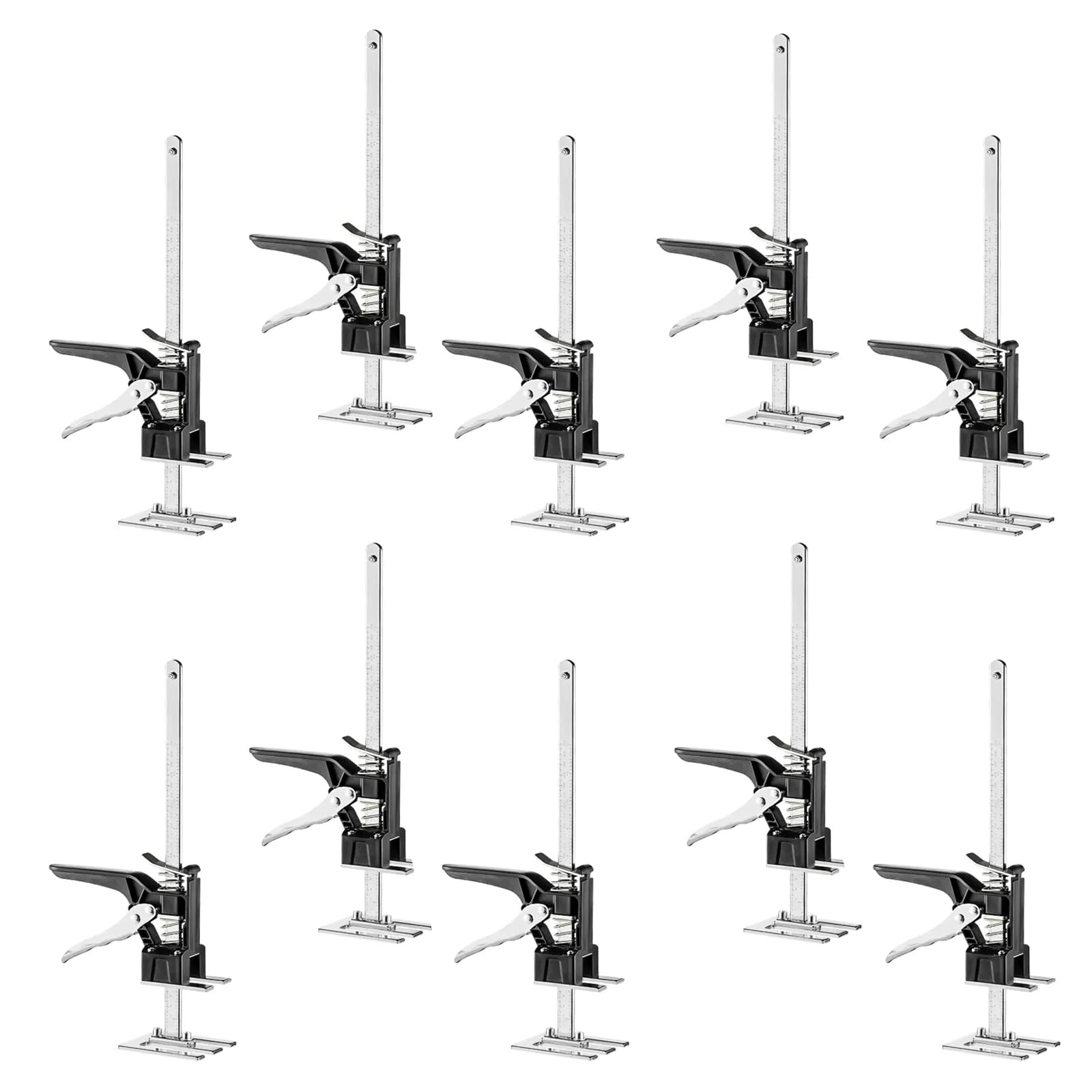 4/10PCS Ajuste De La Altura De Las Baldosas Modelo Extendido Puede Elevarse 250mm Regulador Nivelador Localizador Cerámico De Pared Alicate Manual Craftsman Herramienta Manual(Color:10pcs)