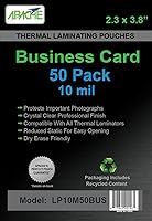 Vista 10 de Apache Bolsas de laminación de 5 mil para tarjeta de invitación de 3.5 x 5 pulgadas, hojas de 3.7 x 5.3 pulgadas, paquete de 100
