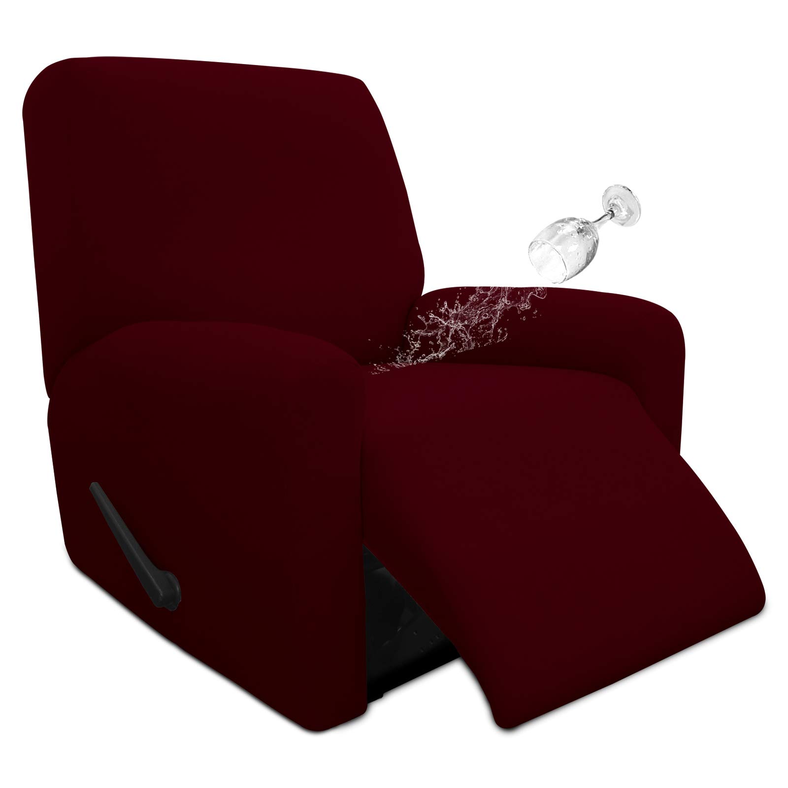 Easy-Going 4 Pieces Waterproof Recliner Chair Slipcover Washable