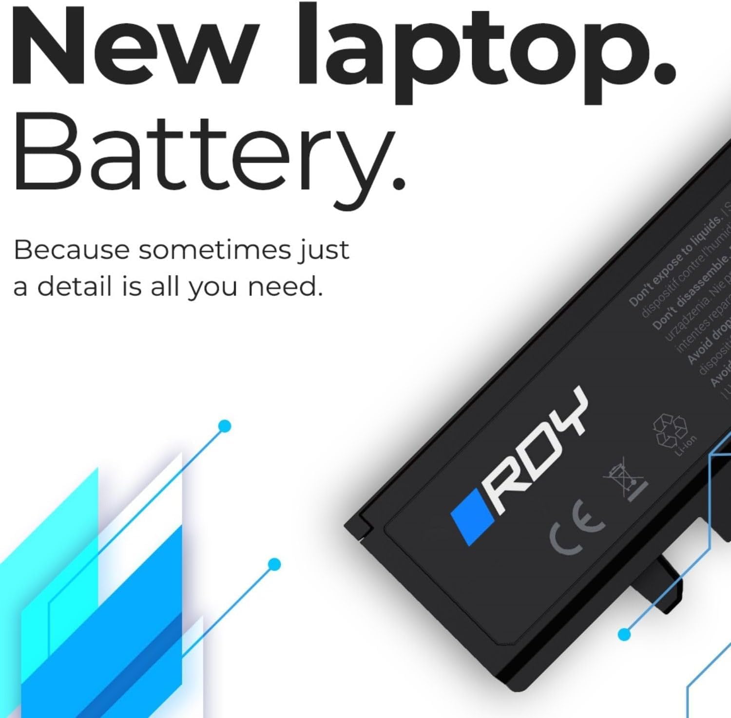 Batteria Dell Latitude E6440 E6520 E6530 E6540 6600 MAh Per Un Portatile Dell - Foto 4