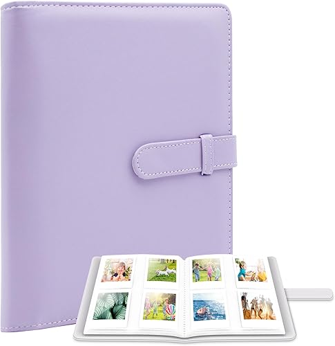 Miniatura 8 de Ablus Mini álbum de fotos de 128 bolsillos para cámara Fujifilm Instax Mini, Polaroid Snap, Z2300, cámaras instantáneas SocialMatic e impresora