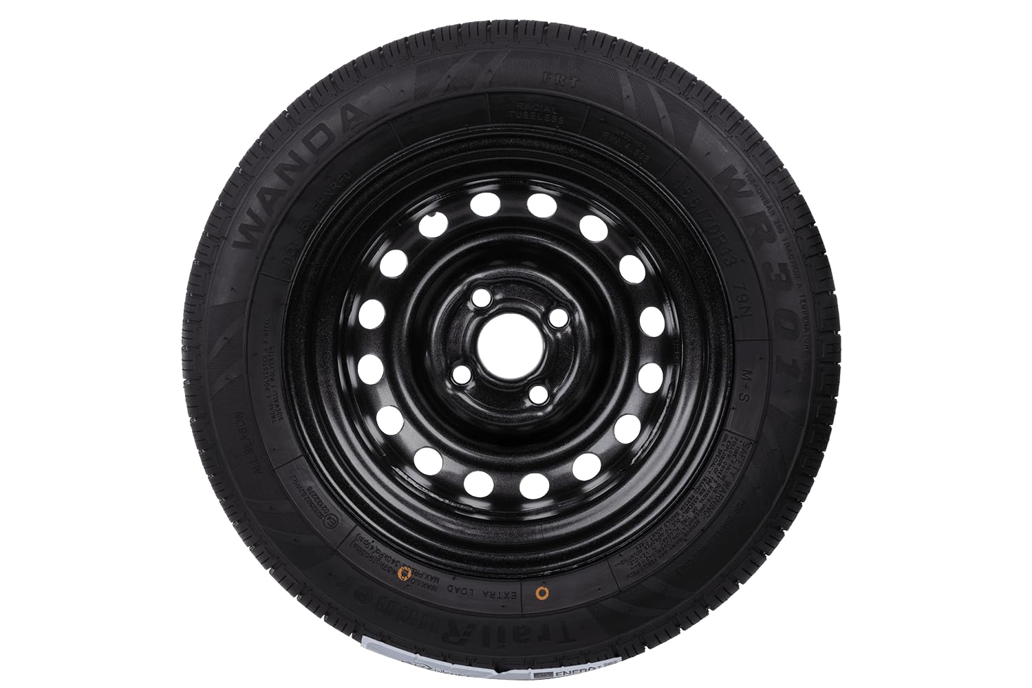 UNITRAILER Ruota per rimorchio rinforzata 155/70 R13 XL, 4JX13 4x100