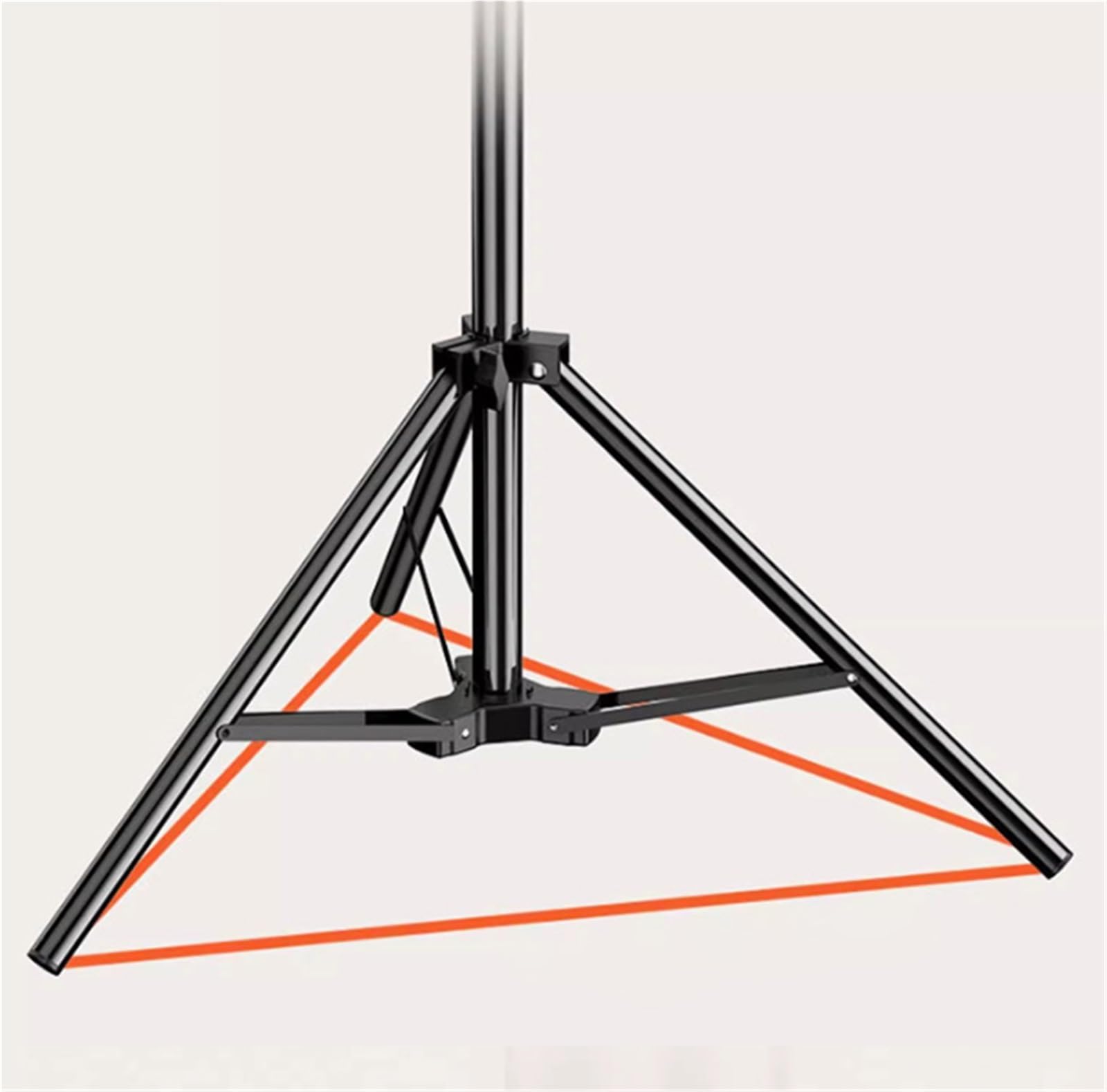 Support réglable - Plateau sans Perforation pour Studio à Domicile et Bureau - Support de trépied Polyvalent - Plateau de projecteur d'intérieur idéal (Noir 40), Noir, 40, 120 cm