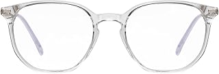 Óculos Anti Luz Azul Quadrado Fozoco Eyewear Para Computador Celular e Games - Rio (Transparente)