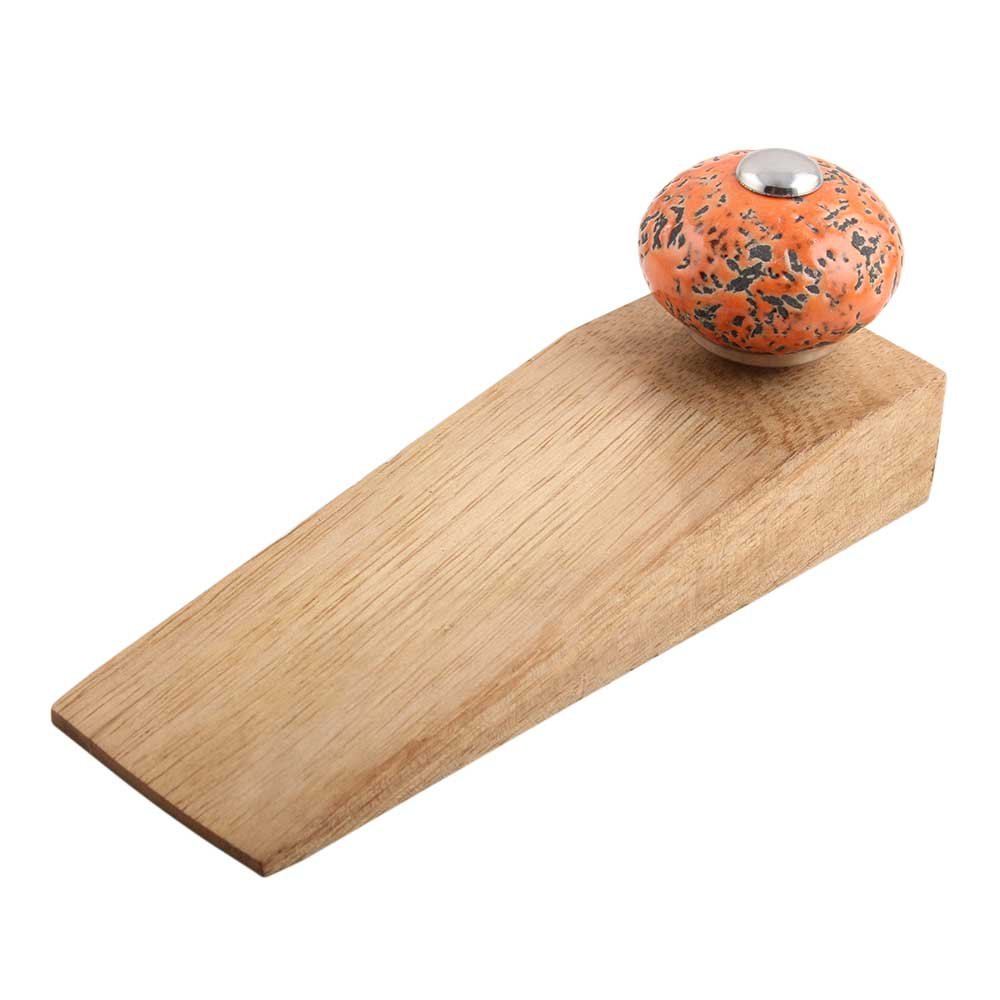 Indian-Shelf Wooden Door Stopper Wedge with Ceramic Top Heavy Duty Anti Slip — Amazon image 11