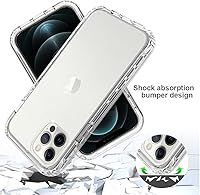 Vista 18 de Funda para iPod Touch 7, cristal transparente, no amarillea, resistente, suave, TPU de doble capa, resistente a prueba de golpes, funda transparente