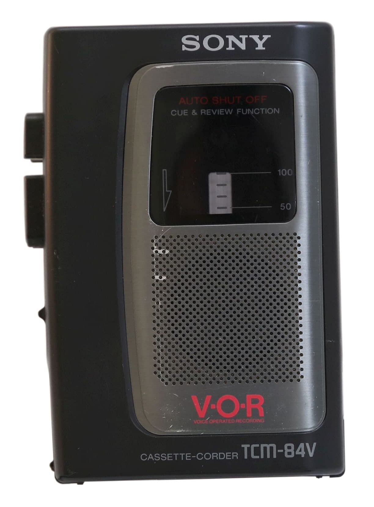 generisch kompatibel mit Sony TCM-84 V Walkman - tragbarer Kassettenspieler mit Aufnahme in schwarz