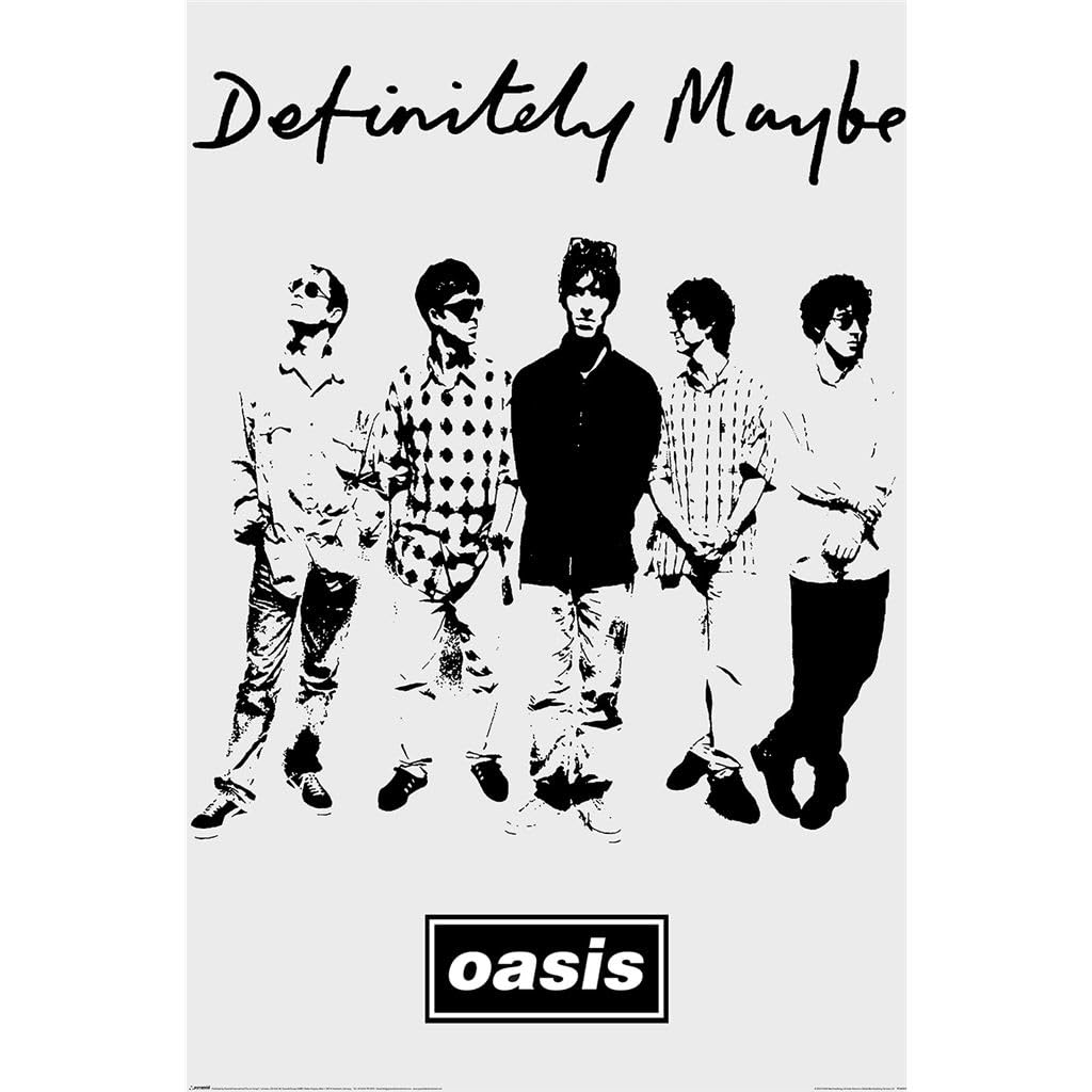 Pyramid International Earthy Tones Oasis (Definitely Band) Maxi Poster, Official Licensed Music Memorabilia Wall Print, 61 X 91.5 Cm