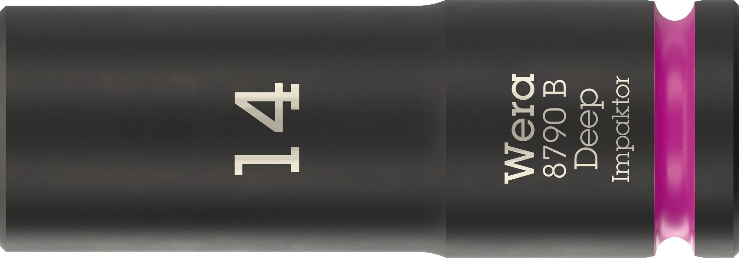 Wera Multicolour 8790 B Impaktor Deep Socket With 3/8" Drive, 14 X 63 Mm