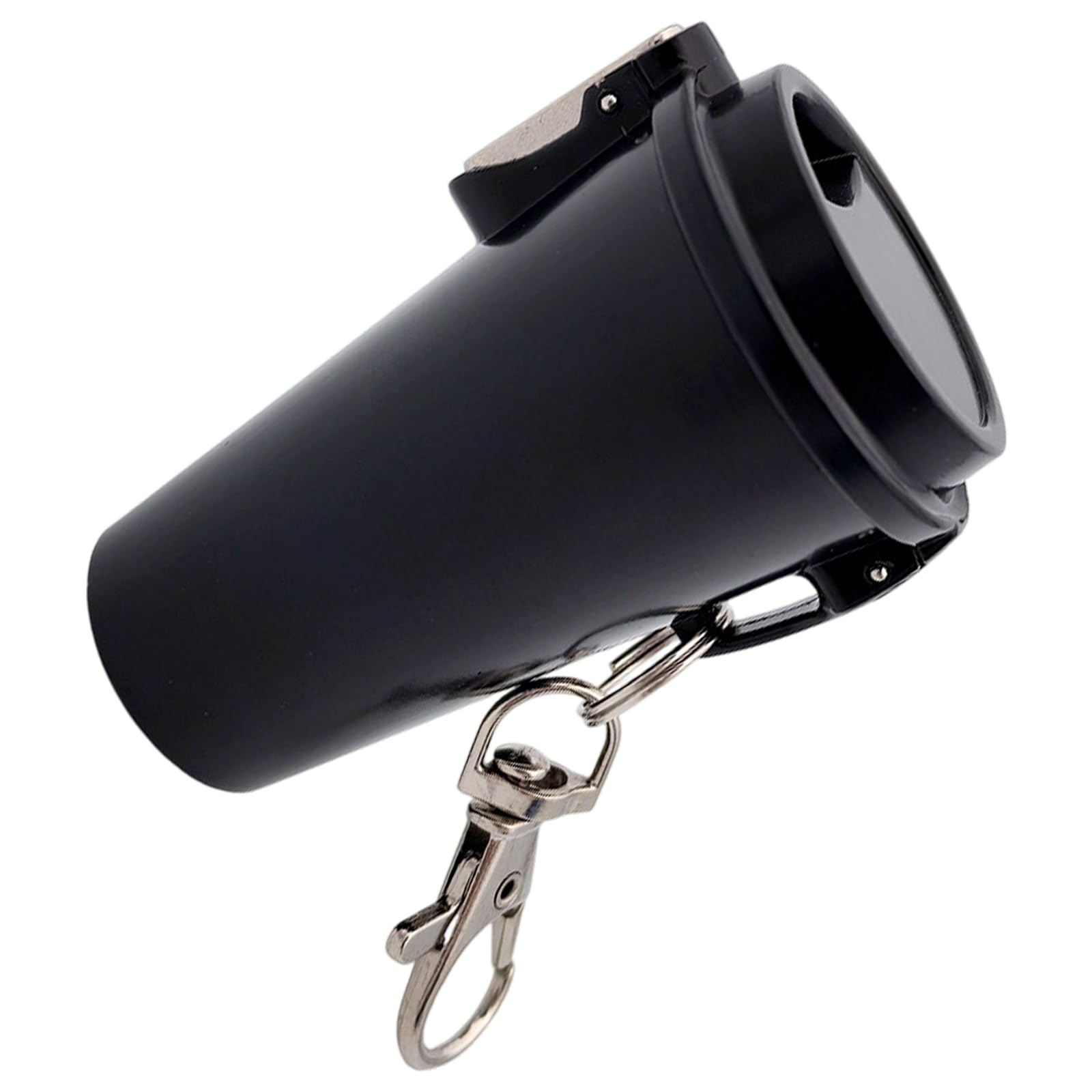 WEILWH Premium Metal Ashtray Featuring Leak Proof Seal for Outdoor Activities Ashtray with Keychain Hiking