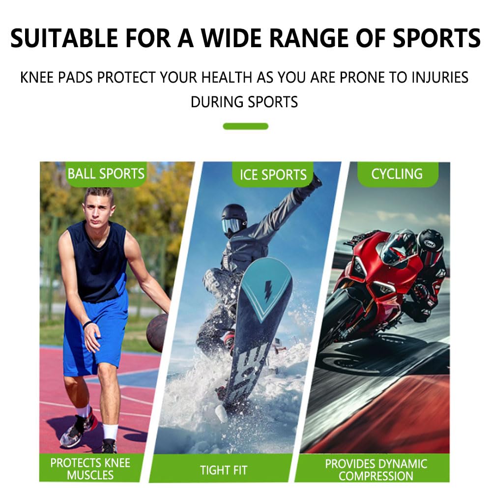 Motocross Coude Genouillères, Protège-Tibias Kit Protecteur avec Crash Pads en EVA Bande de Silicone Elasticité Réglable Elbow Brace
