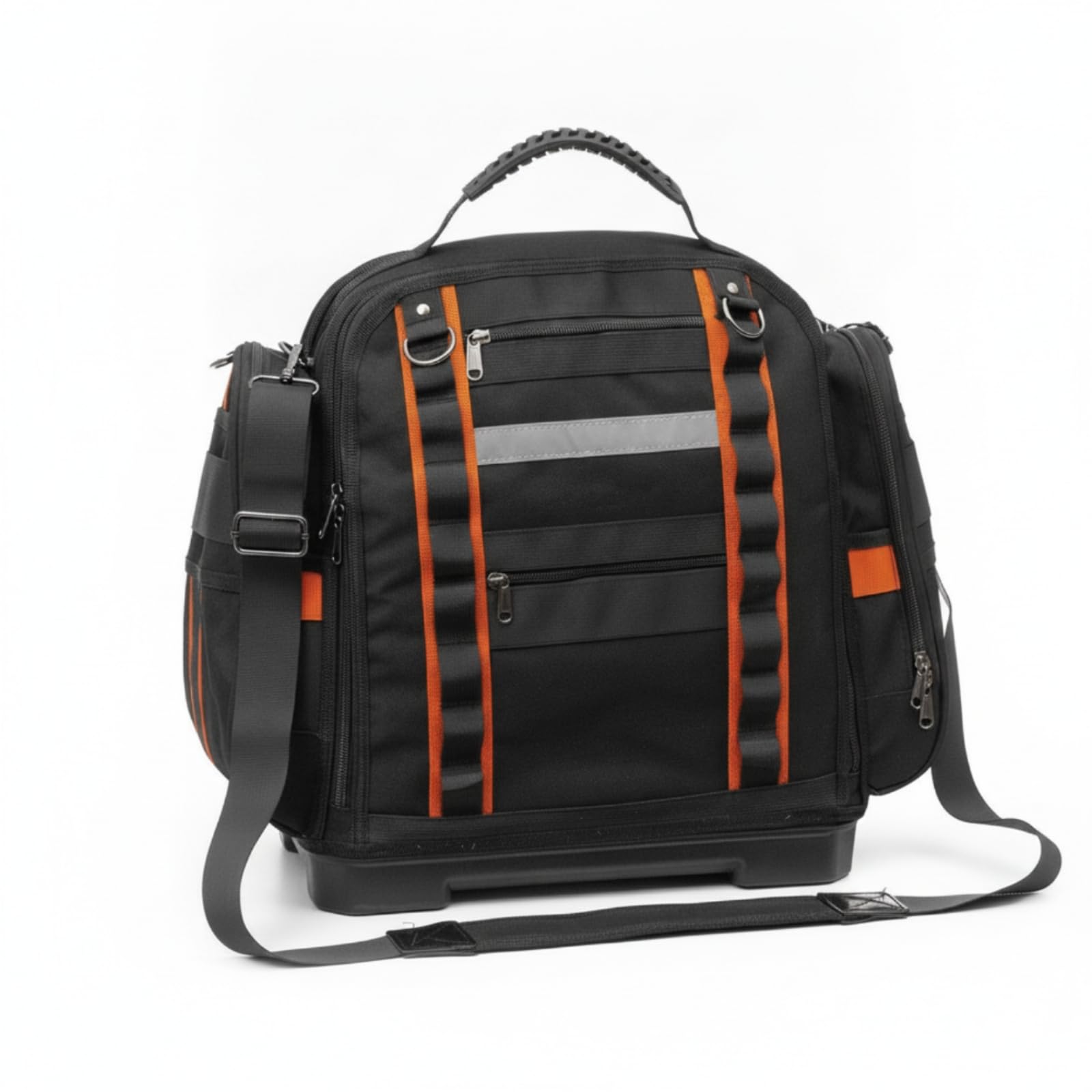 Bolsa Herramientas Negra Reforzada Equipo Manual Base Rígida