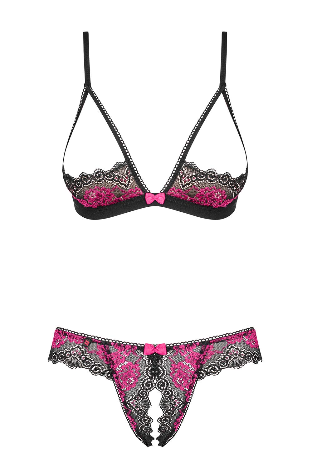 Obsessive – Tulia 2 pcs Set Black S/M – Passie voor Lingerie