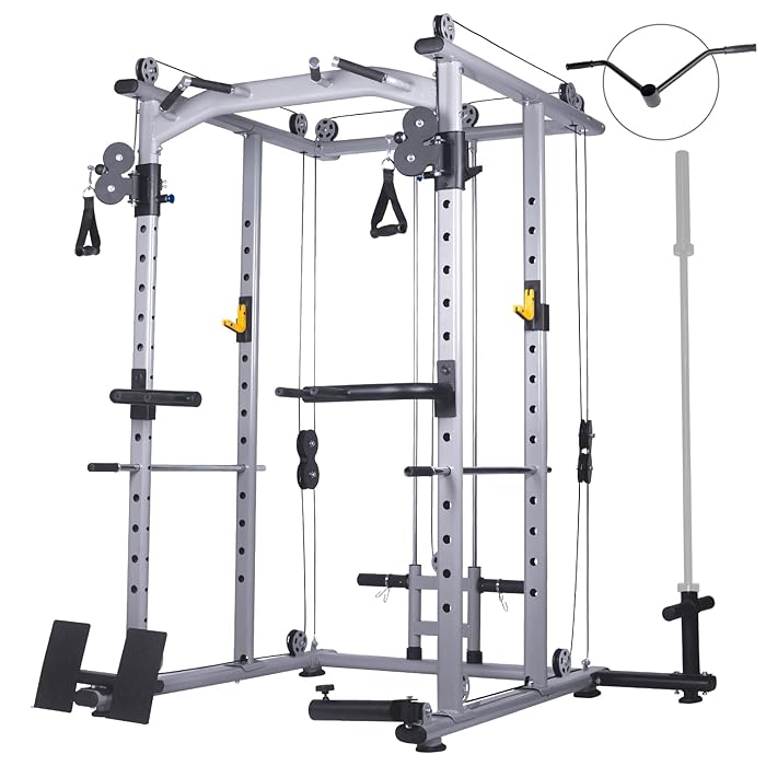 Buy Mikolo MultiFunction Power Cage, 1400 lbs Commercial Weight Cage