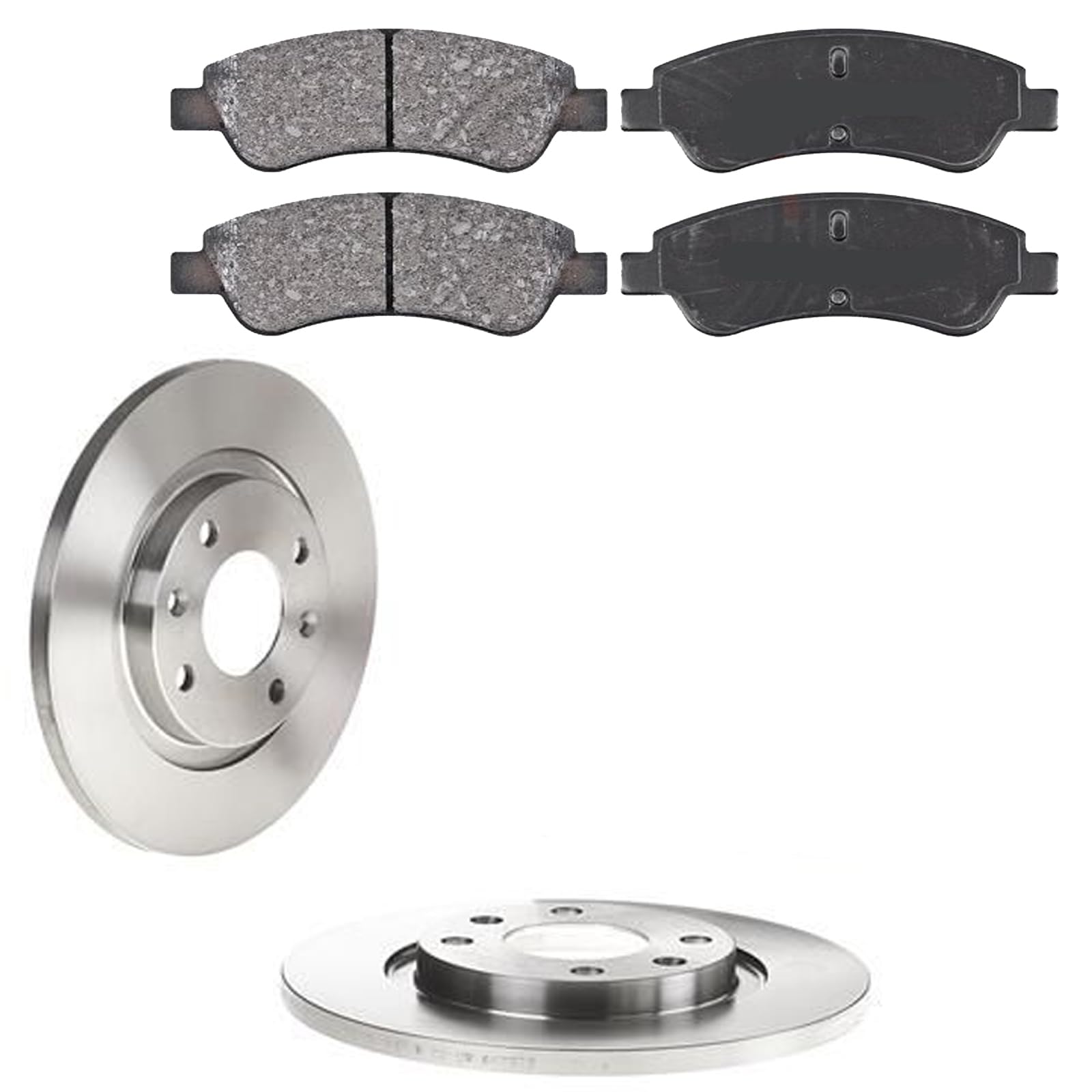 KIT FRENI ANTERIORI compatibile con CITROEN C4 CACTUS - DISCHI + PASTIGLIE OEM: FDB4066 | 16899, 17336, 17338 |SOSTITUZIONE DIRETTA|BASSA POLVERE|SILENZIOSO